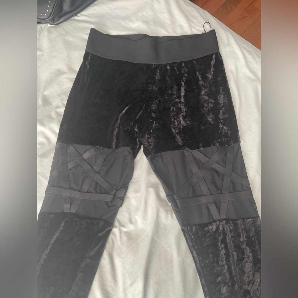 NEW velvet pentagram KILLSTAR leggings